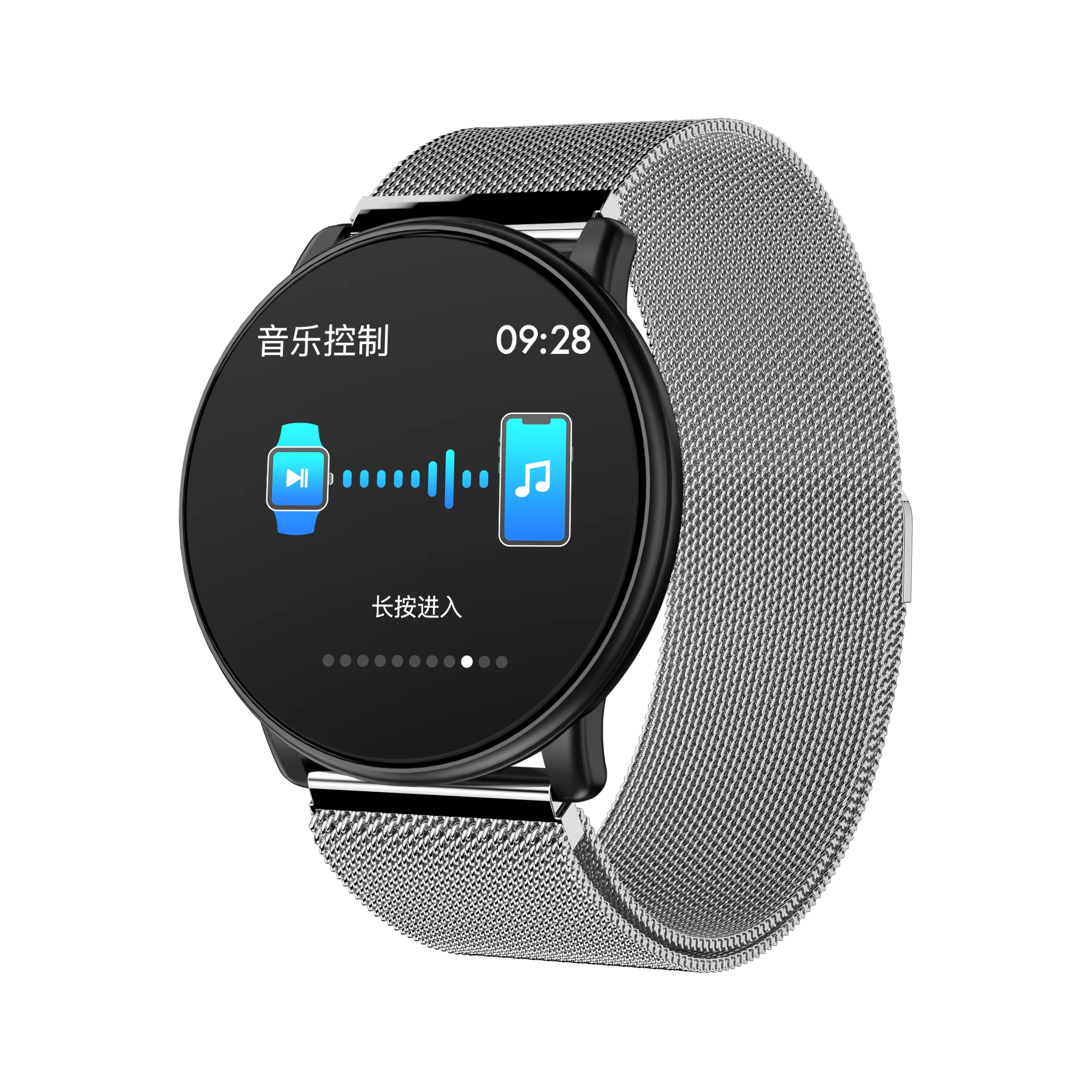 Смарт-браслет 1,3-дюймовый цветной экран сердечного ритма приборы для измерения артериального давления спортивный браслет Bluetooth Шагомер сна длинные часового пояса