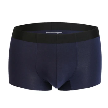 

Men Boxer Underwear Underpants Summer Solid Shorts Fashion Bulge Pouch