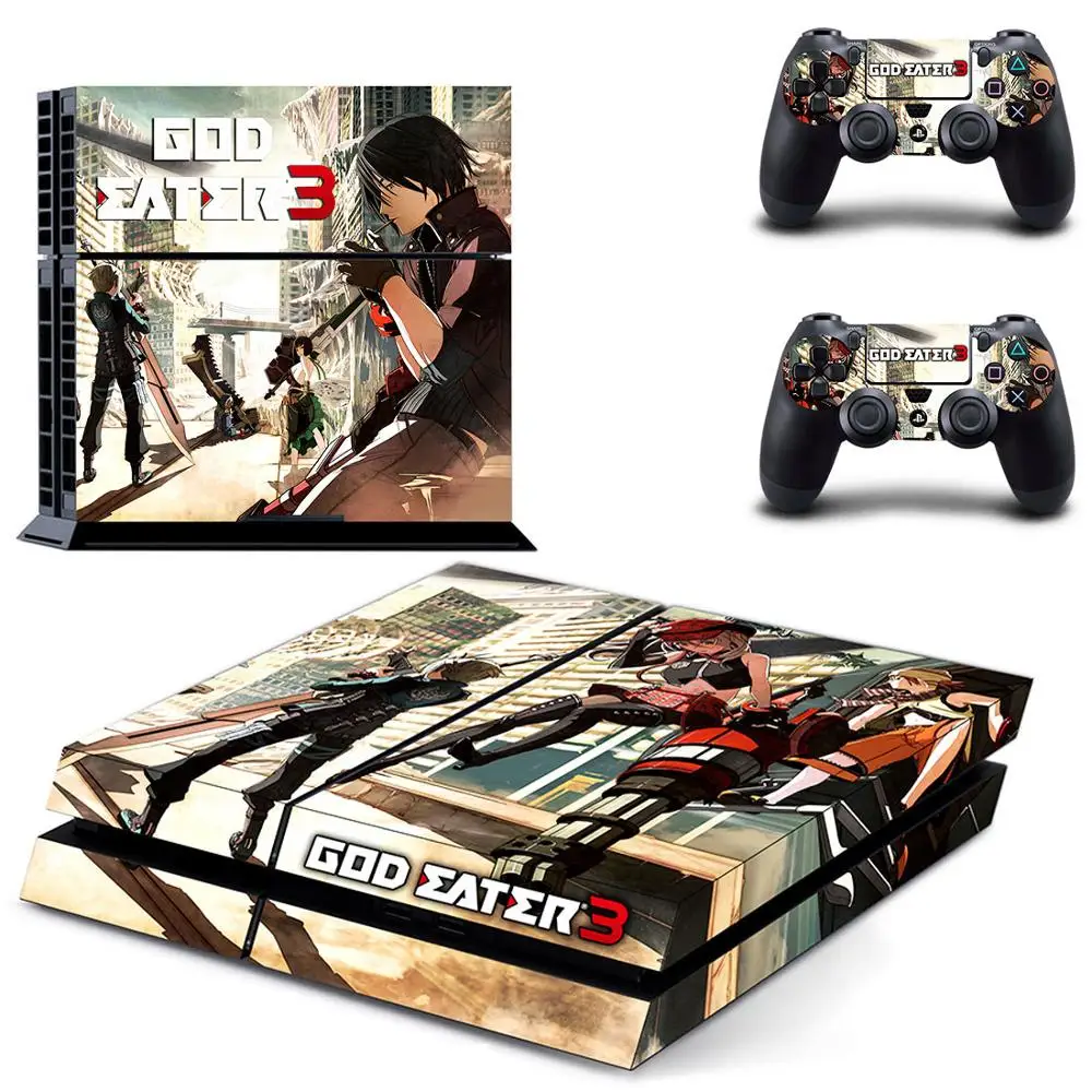 Наклейка для PS4 God Eater стикер s PS 4 наклейка Play station 4 наклейки Pegatinas Adesivo для консоли playstation 4 и 2 контроллера