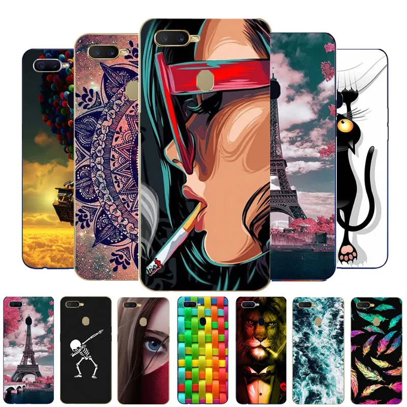 Case For OPPO A5S Phone Case OPPO AX5S Cover Silicone Soft TPU Back Cover For OPPO A5S CPH1909 A 5S Case Protective AX 5S Funda