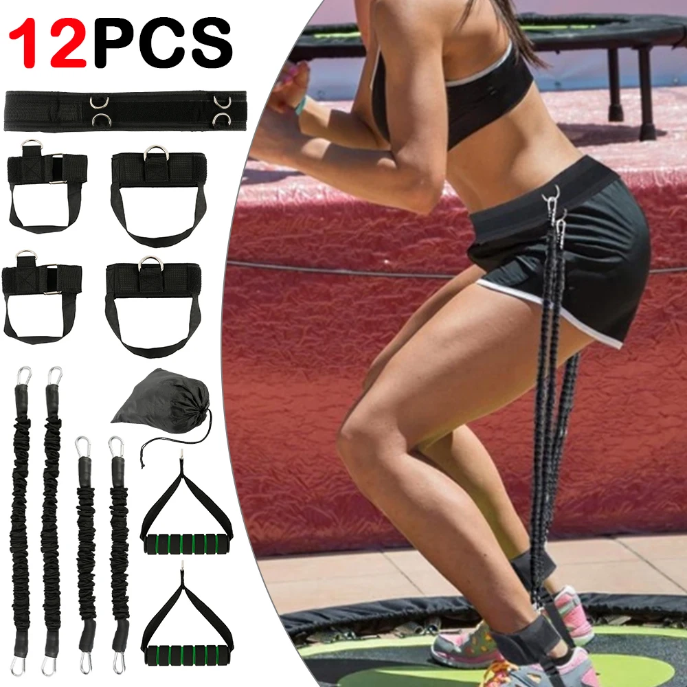 

12Pcs Resistance Bands Set Expander Yoga Exercise Fitness Pull Rope for Legs and Arm Stretch Training Home Gym Equipment