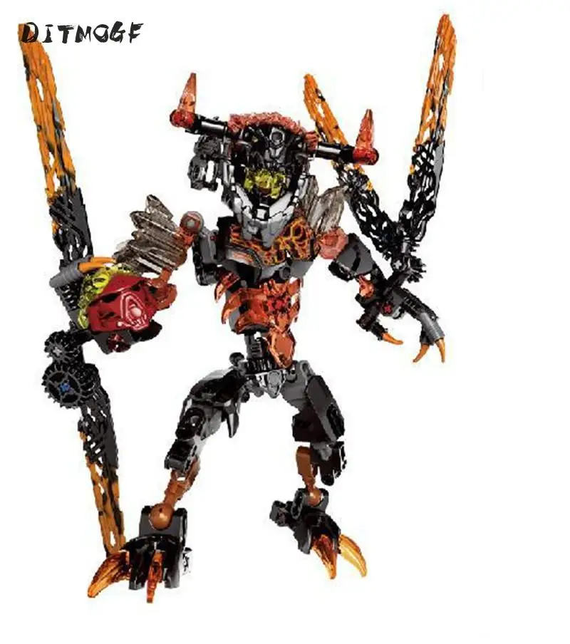 BIONICLE 118 шт. 22 см Лава Фигурки зверей модель конструктора Кирпичи Игрушки | и хобби