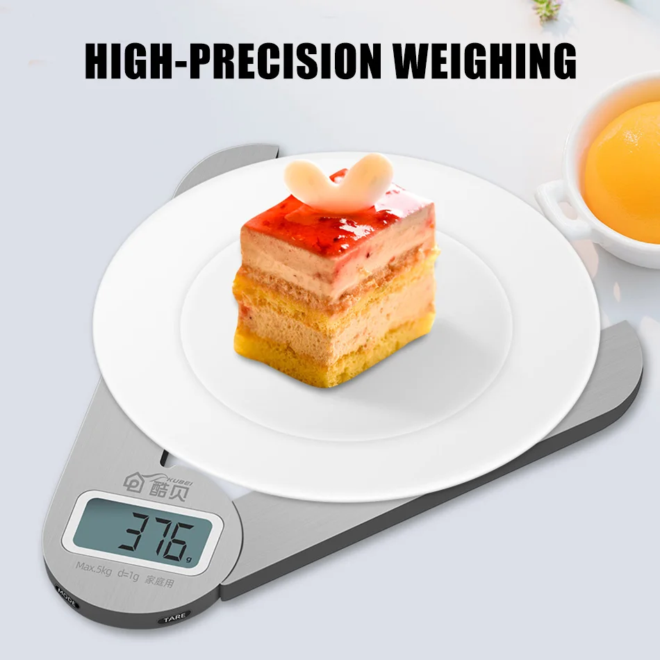 Kitchen Scale Foldable Electronic Small Portable Home Baking Cake Tool Accurate Food Complementary Grams | Инструменты