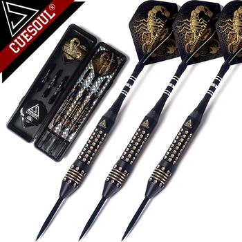 

CUESOUL Archer Each 155mm professional Steel Tip Darts 3pcs/Set dardos With Black Dart Shaft(size:22g 24g 26g )