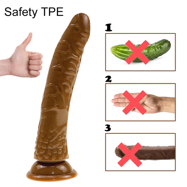 FLXUR Realistic Jelly Dildo Strong Suction Cup Male Artificial Penis Adult Sex Toy for Women Anal Plug Vagina Female Masturbator 5