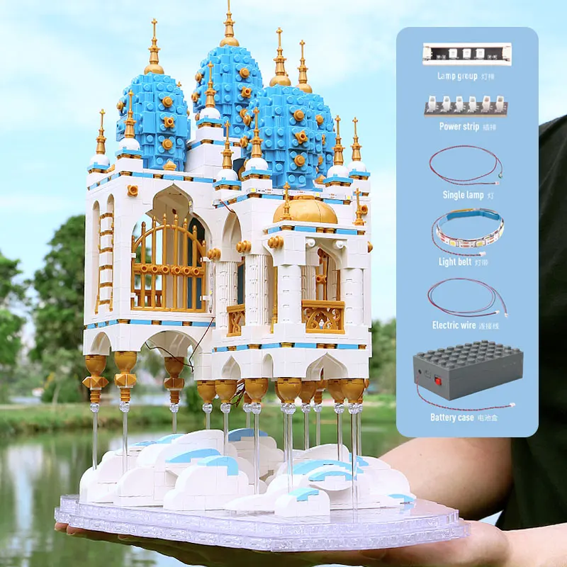 Формочка King MOC Creator плавающий замок дом уличный вид модель строительные блоки