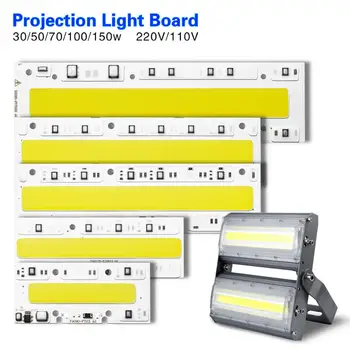 

LED COB Chip 150W 100W 70W 50W 30W AC 220V 110V LED Diode Beads IP65 Smart IC DIY Spotlight Flood Light Cold White Warm White