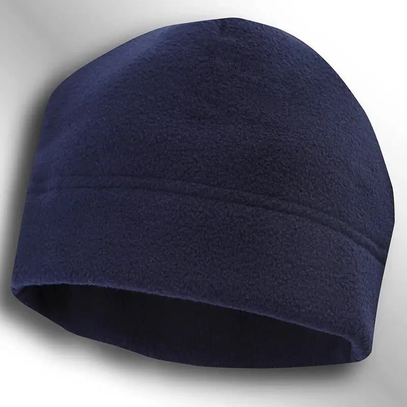 navy blue Женские теплые ветрозащитные осенние зимние вязаные шапки Выходная Шляпа Кемпинг Туризм мужские кепки s Рыбалка Велоспорт для охоты военный тактический колпачок - Цвет: navy blue