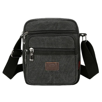 

Men's Fashion Travel Cool Canvas Bag Men Messenger Crossbody Bags Shoulder Bags Pack School Bags for Teenager