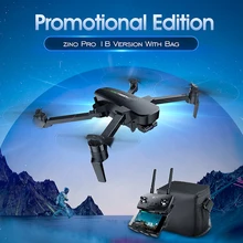 Hubsan-Dron ZINO PRO con GPS, 5G, WiFi, 4KM, FPV, cámara 4K UHD, de 3 ejes cardán, esfera panorámica, RC, cuadricóptero RTF, 1 versión de batería