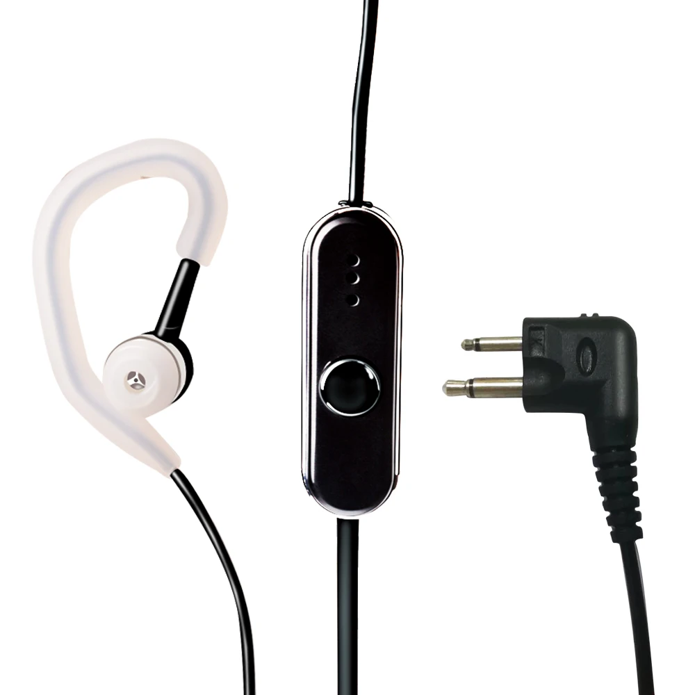 2 Pin ушной крючок тип наушник микрофон гарнитура стандарт голосовой связи PTT для Motorola двухсторонняя рация CP040 CP125 CP140 CP180 CP185 CP300