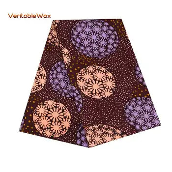 

Africa Ankara Polyester Wax Prints Fabric Binta Real Wax High Quality 6 Yards 2020 African Fabric For Party Dress FP6225