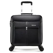 Горячая новинка мужские черные деловые сумки на колёсиках koffer Универсальный Дорожный чемодан на колесиках женский водонепроницаемый чемодан на колесиках