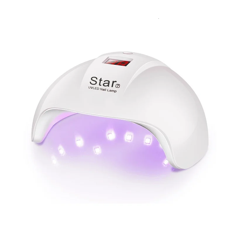 Сушилка для ногтей Star 7 СВЕТОДИОДНЫЙ УФ светильник 24 Вт мини лампа с USB маникюра ЖК
