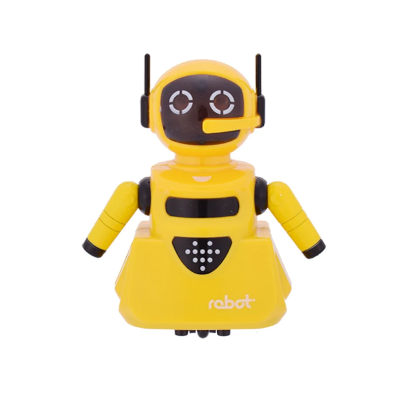Индуктивный робот интеллект Волшебная дорожная модель, следующая по линии вы рисуете интеллект развития мини-автомобиль детские игрушки - Цвет: Цвет: желтый