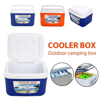 

Fall Resistance Pe Plastic Fresh Box Camping Fresh Box 5L Practical Outdoor Cold Preservation Box Durable Freezer