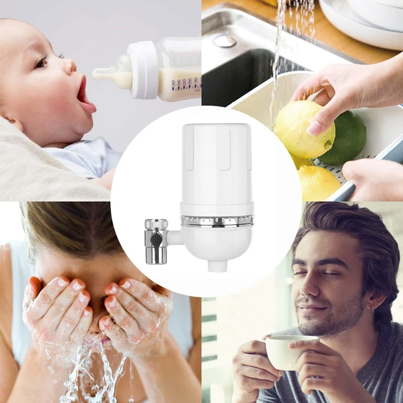 Water Faucet Filter, High Standard Water Faucet Filtration System, Advanced Faucet Filter for Hard Water