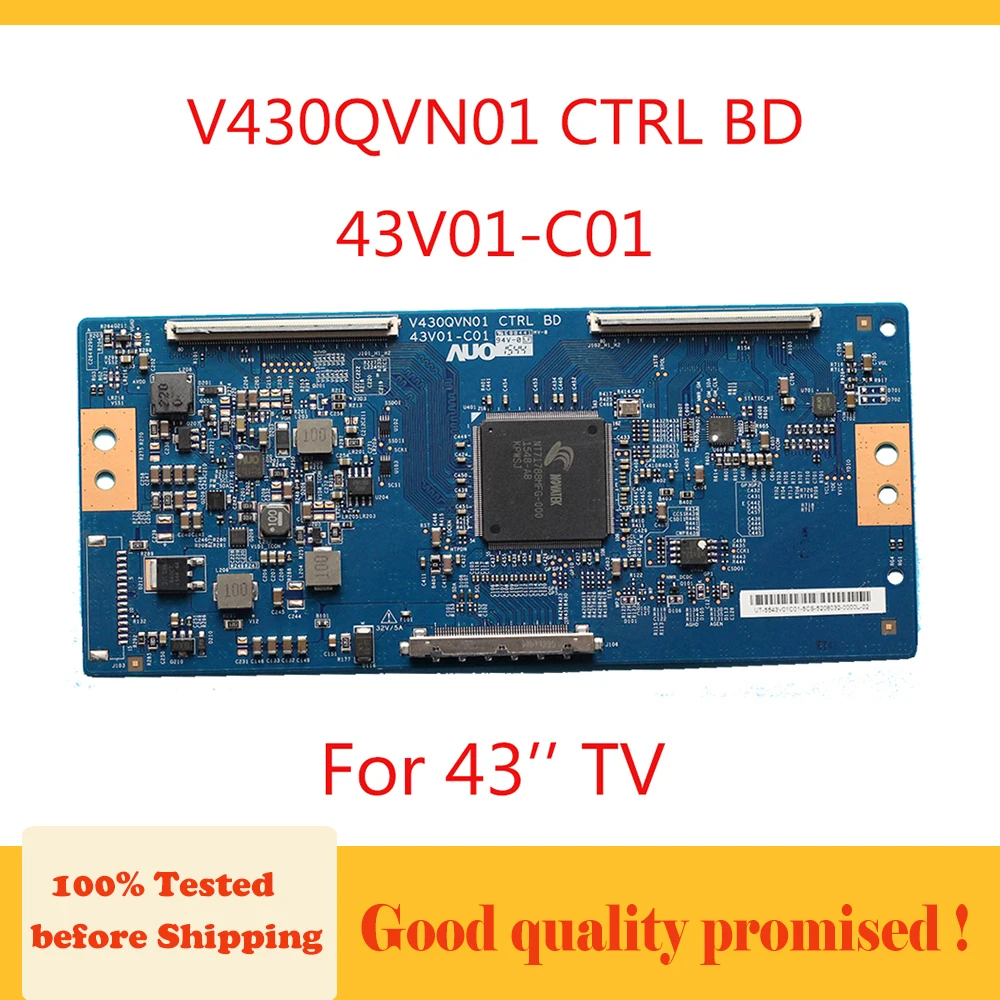 V430QVN01 CTRL BD 43V01-C01 43 ''T Con Board для 43" TV Logic оригинальный продукт 43V01 C01 дюйма |