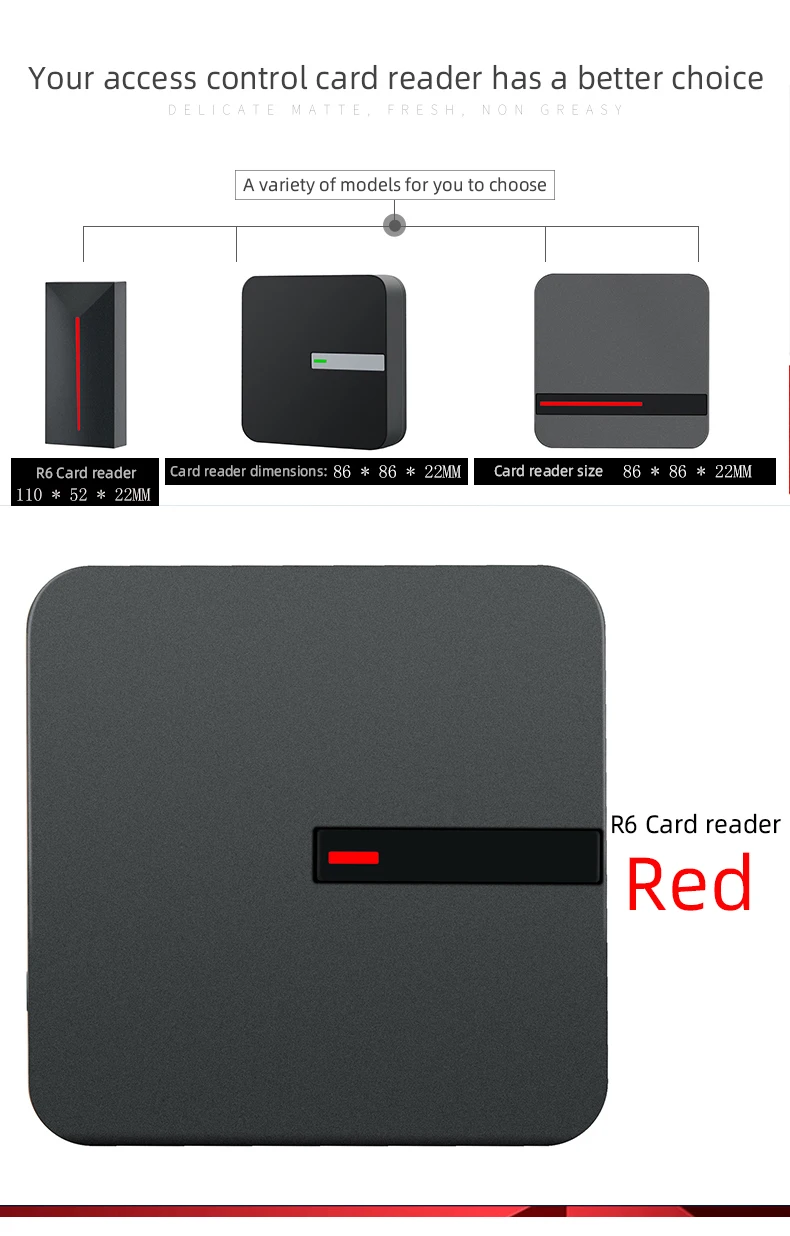 R2 водонепроницаемый считыватель карт доступа IC card ID card reader считыватель карт доступа WG26 считыватель Wigan сигнала
