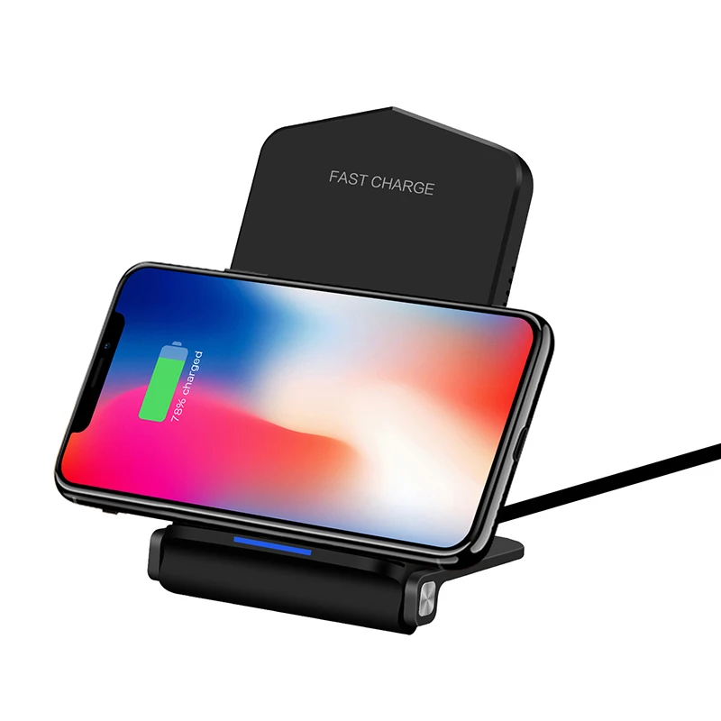 15 Вт Qi Беспроводное зарядное устройство Подставка для huawei Mate30 P30 Pro iPhone 11 Pro XR XS Max samsung S10 S9 Mi9 Быстрая зарядка Настольная подставка