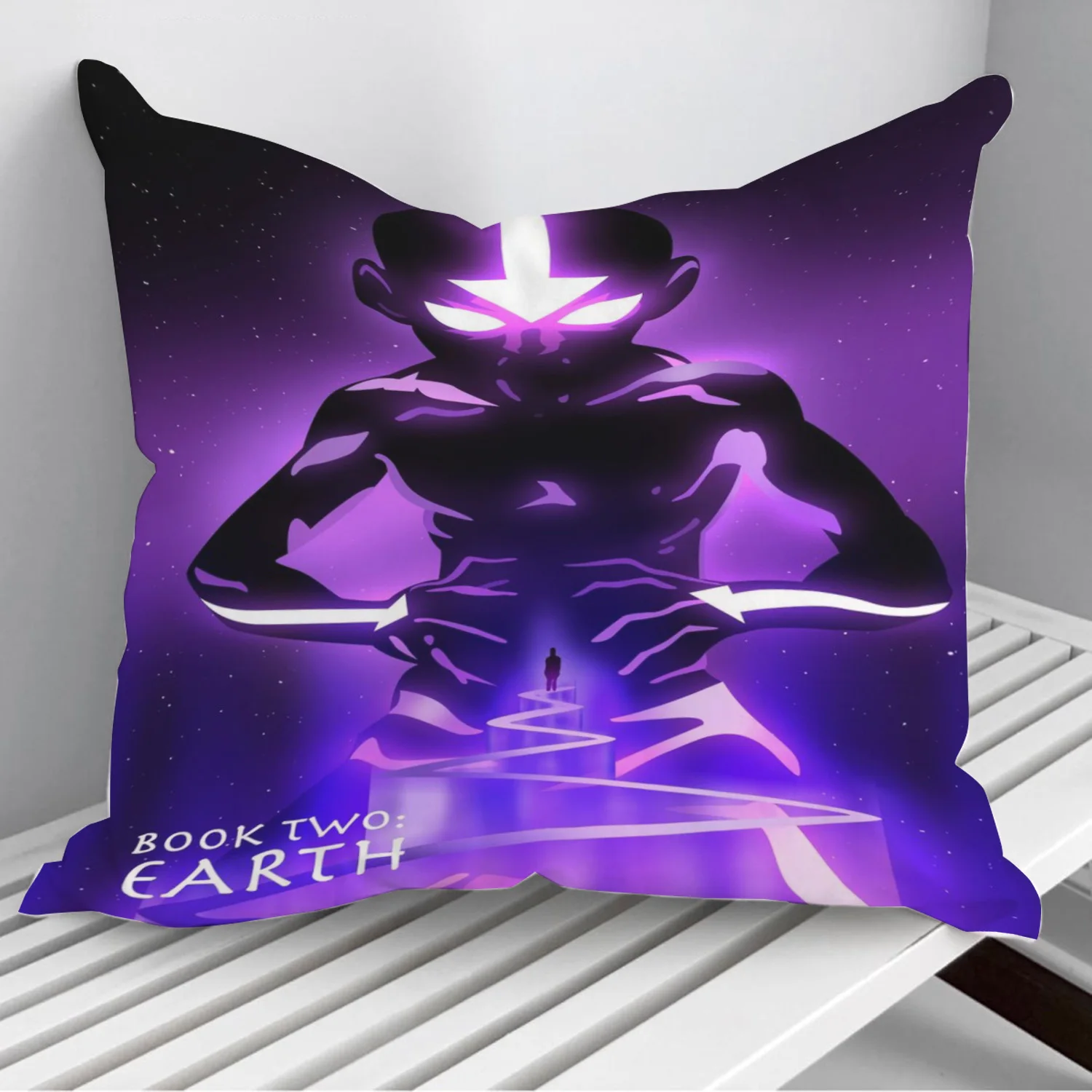 

Book Two Earth Pillowcase Decorative Sofa Cushion Case Bed Pillow Cover Home Decor Car Cushion Cover 45*45cm