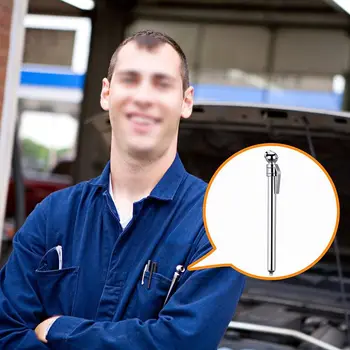 

Car Vehicle Tire Air Pressure Test Portable Aluminum Alloy Pen-Shaped Gauge Barometer Car Tire Pressure Accessories
