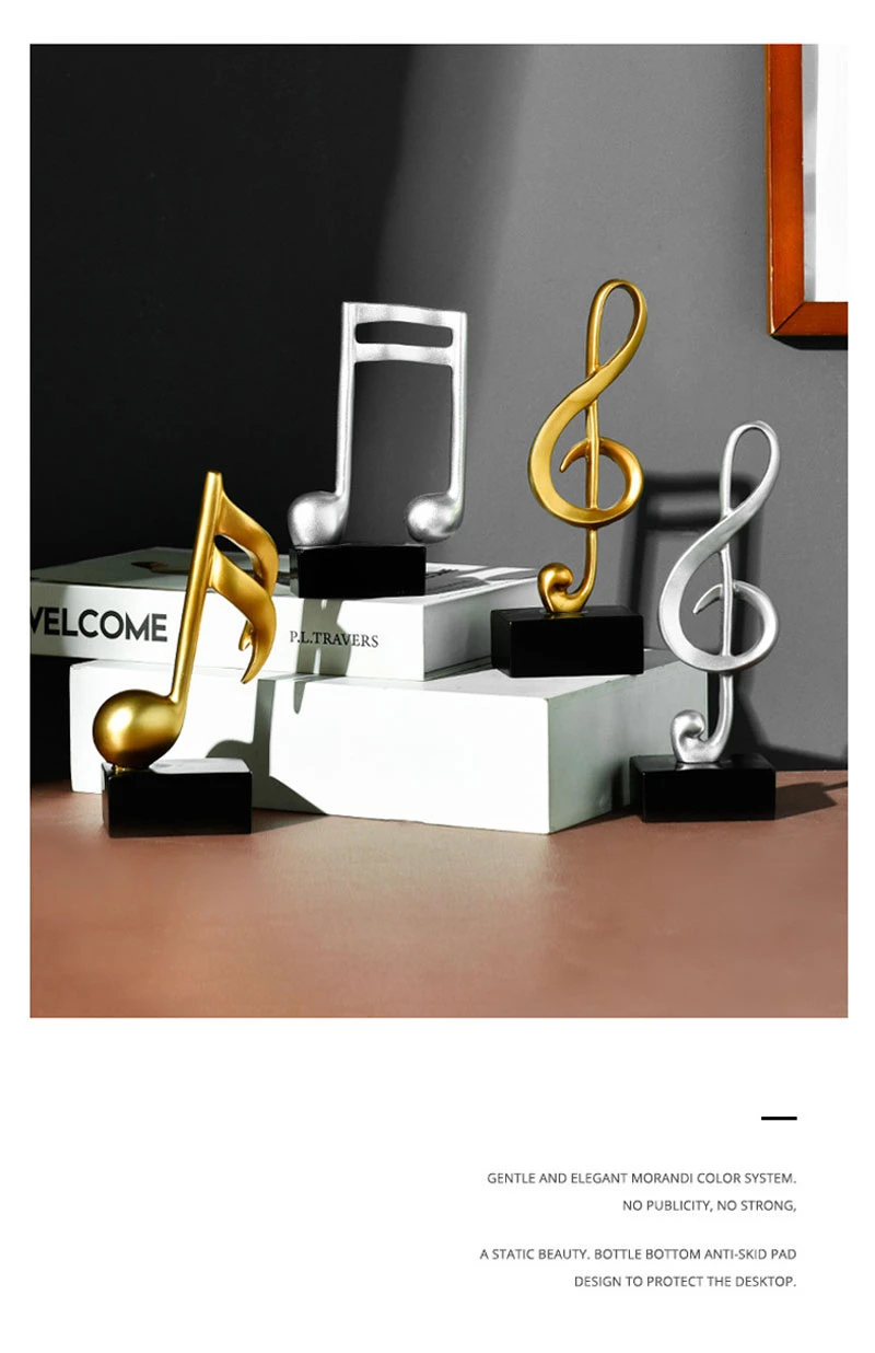 Musik Dekoration Noten Violinschlüssel