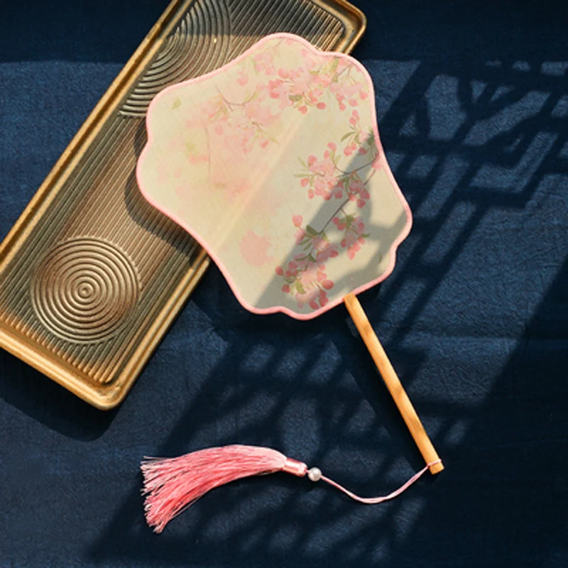 Circular Fan for Female Dance Accessory, Circular Fan, Chinese Style, Classical Round Hand, Ancient Hanfu Clothing