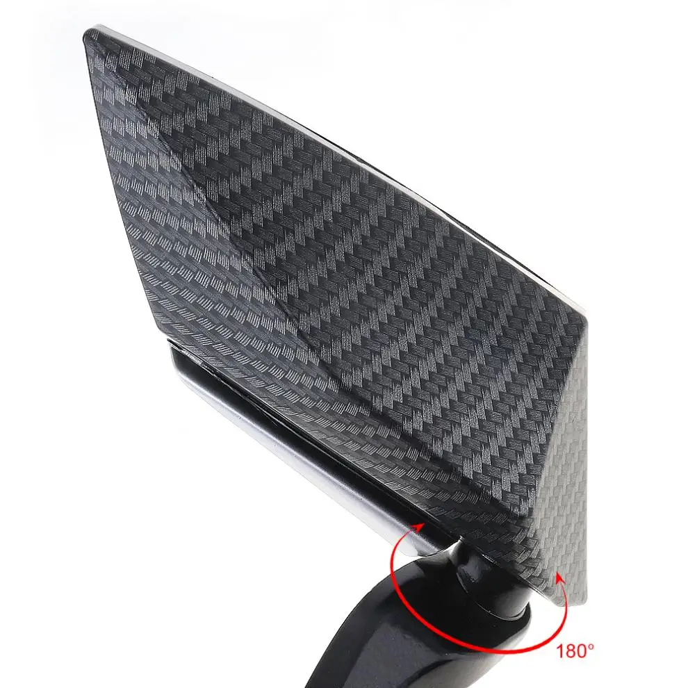 2pcs 10mm Modified Plated Universal Motorcycle Rearview Mirror Round Iron Motorbike Rear view Mirror