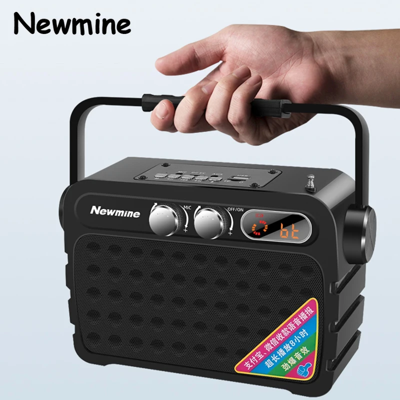 

Newmine K92 Mini Portable Bluetooth Speaker Weekend Party Audio Outdoor Mobile Computer Loudspeaker Speaker Support Mic TF FM