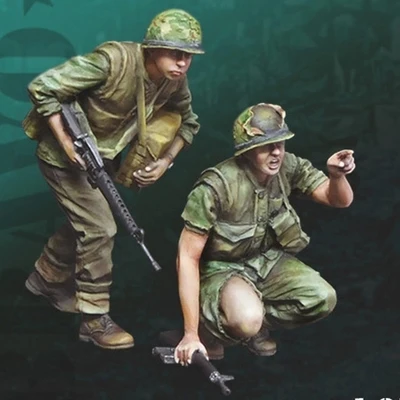 1:35 resin soldiers figures model WW II Vietnam American soldiers 9245 