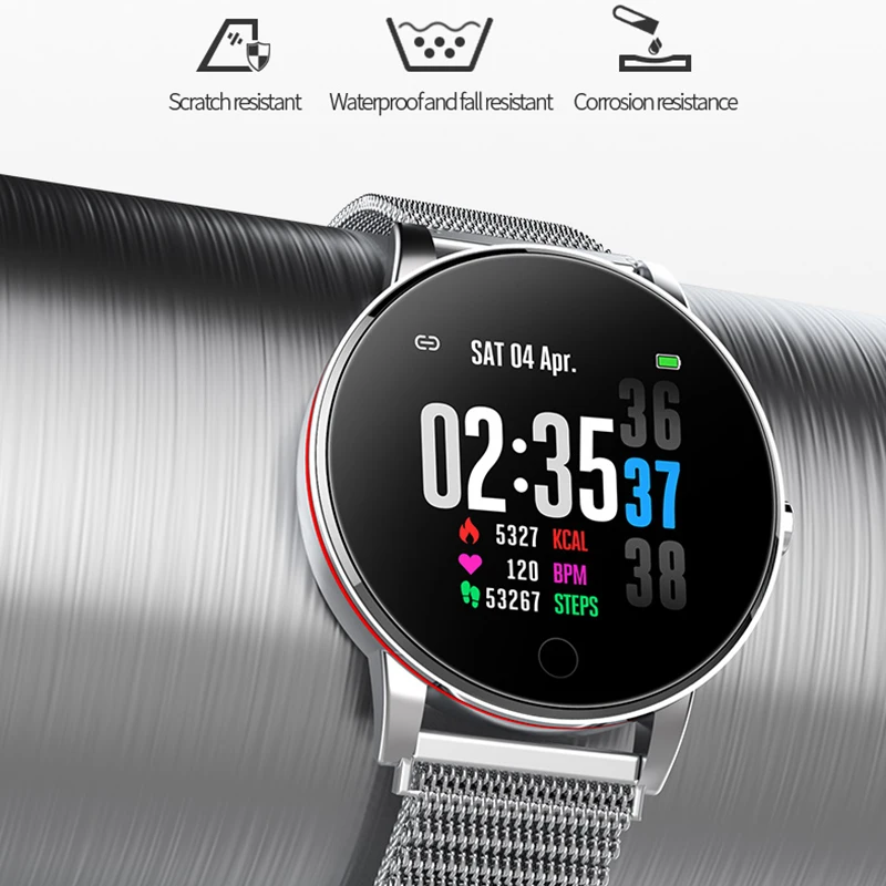 Geekbes WR14 Смарт-часы 1," ips цветной экран Smartwatch металлический корпус IP67 умный Браслет монитор сердечного ритма во время сна мульти-спорт