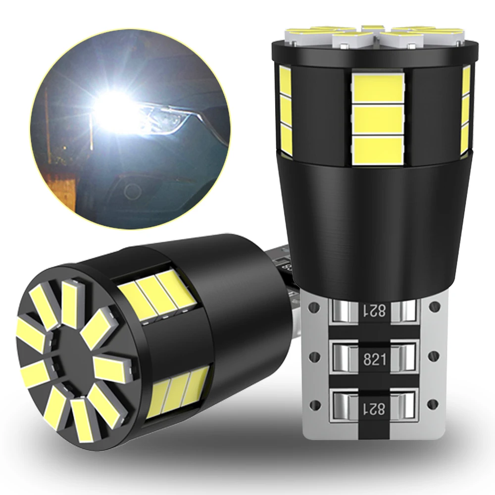 2x T10 W5W светодиодный лампы 3014 24SMD для Стоянкы Автомобилей Автомобиля сигнальный