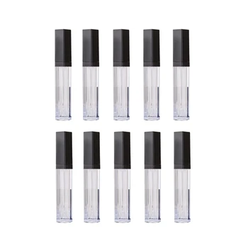 

10pcs 5ml Lip Gloss Containers Reusable Empty Lipgloss Balm Tube Makeup Bottles Lip Glaze Empty Tube