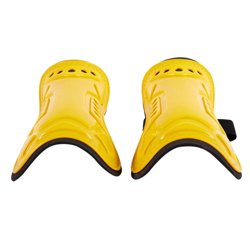 Желтый Прочный 1 пара соревнований Pro щиток на голень для футбола колодки Shinguard протектор