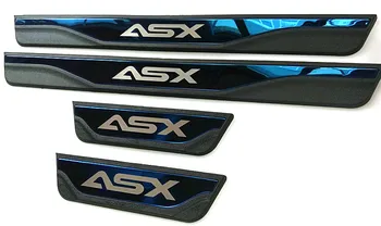 

Door sills plate scuff plate for mitsubishi asx 2016-2019, stainless steel,car styling,auto accessories