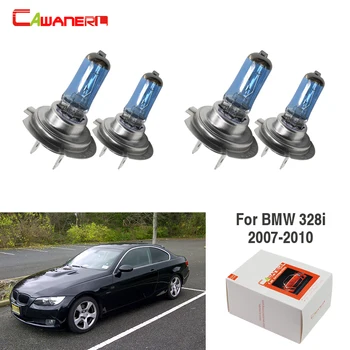 

Cawanerl 4 Pieces 100W Car Halogen Bulb H7 4300K 12V Headlight Light High & Low Beam For BMW 328i 2007-2010