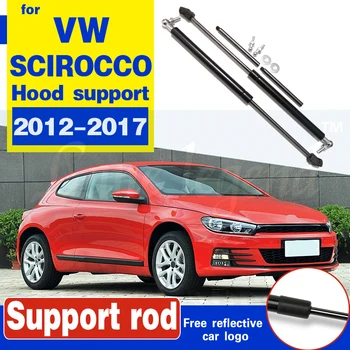 

For VW SCIROCCO 2012 to 2017 front hood Engine cover supporting Hydraulic rod Strut spring shock Bars bracket Car-styling
