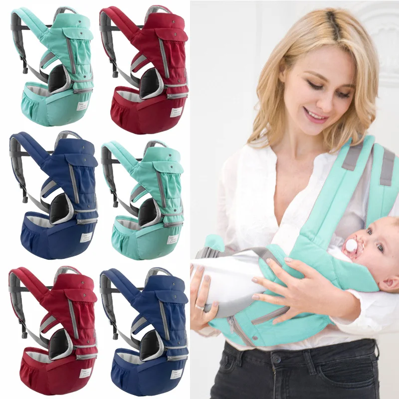 

New Baby Carrier Infant Newborn Infant Breathable Ergonomic Adjustable Wrap Sling Backpack Kangaroo Sling