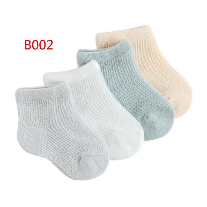 New children's socks summer mesh thin cotton boys and girls short baby socks