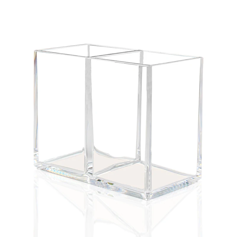 方型双孔化妆笔收纳盒主图1-5