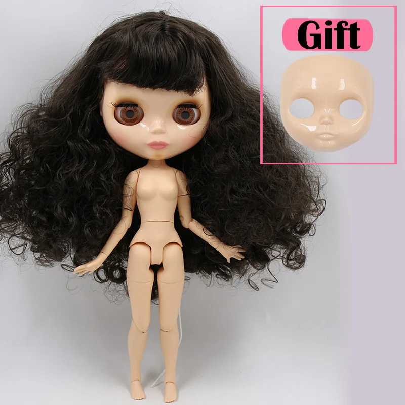 ICY Blyth Кукла № 1 глянцевое лицо натуральная кожа суставное тело 1/6 BJD Специальная цена 1/4 BJD, Pullip, Jerryberry, Licca игрушка подарок - Цвет: doll face