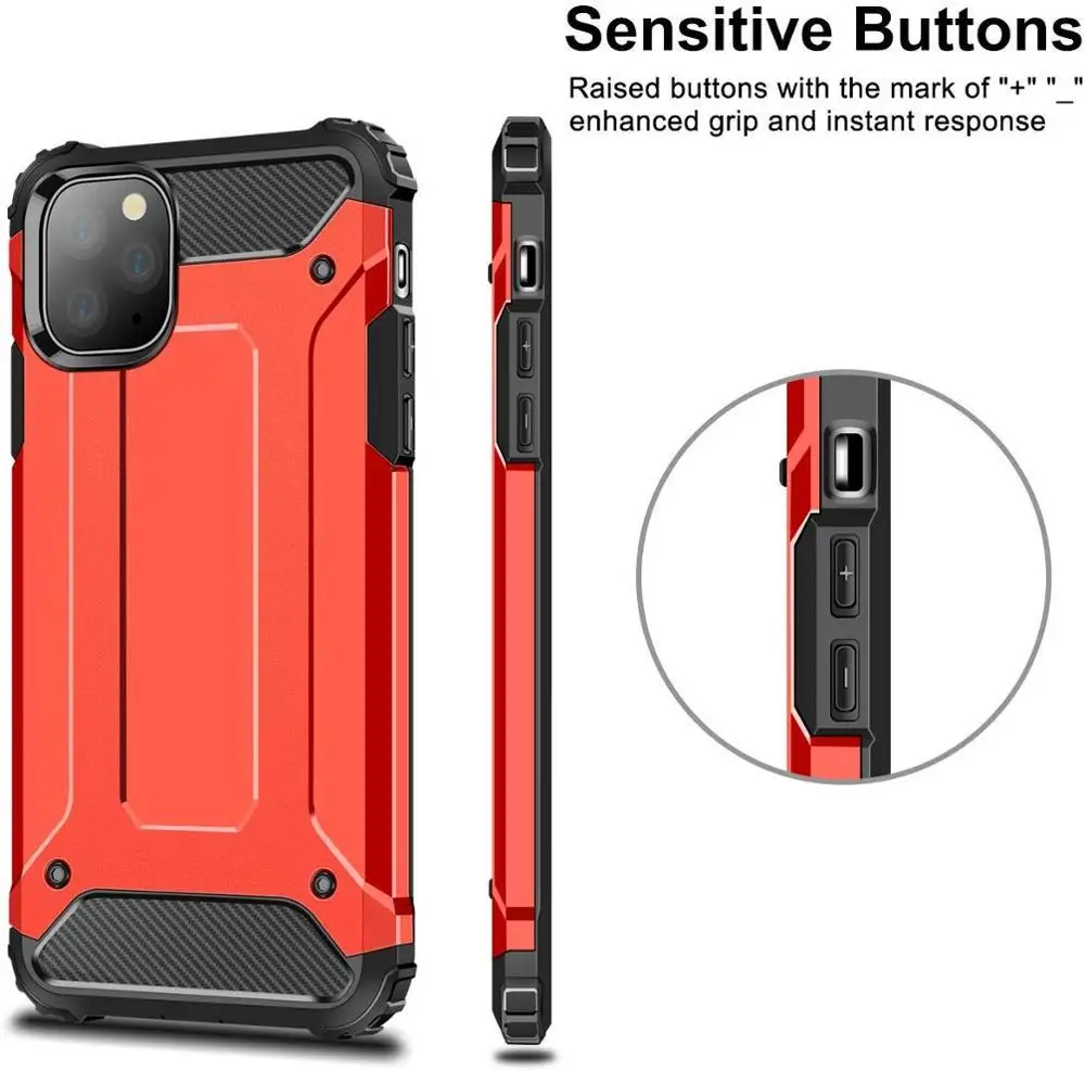 Чехол Scorpio Armor для Apple iPhone 11 Pro Max X XS XR 8 7 Plus 6 6S 5 5S SE военный класс прочный защитный чехол для телефона 100 шт