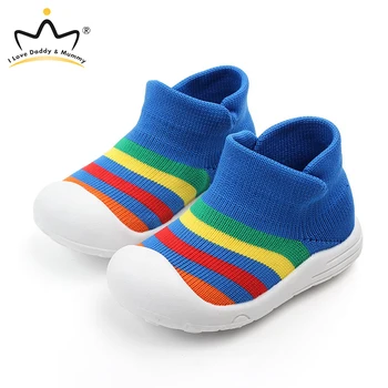

New Baby Shoes Sneakers Color Striped Breathable Air Mesh Infant Toddler Girl Shoes Anti-slip Soft Soled Baby Boy Girl Shoes