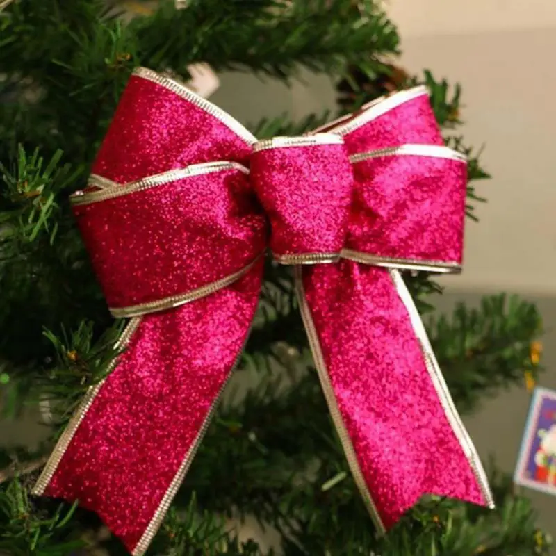Горячая Распродажа банты Рождественская елка вечерние подарки подарок Рождественское украшение Новинка