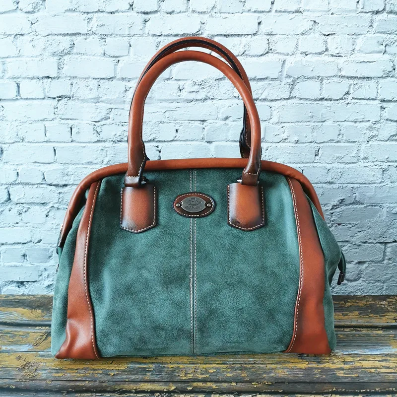 IMYOK роскошные дизайнерские женские сумки из натуральной кожи большой емкости женская сумка-мессенджер женская сумка на одно плечо Bolso Mujer - Цвет: Зеленый
