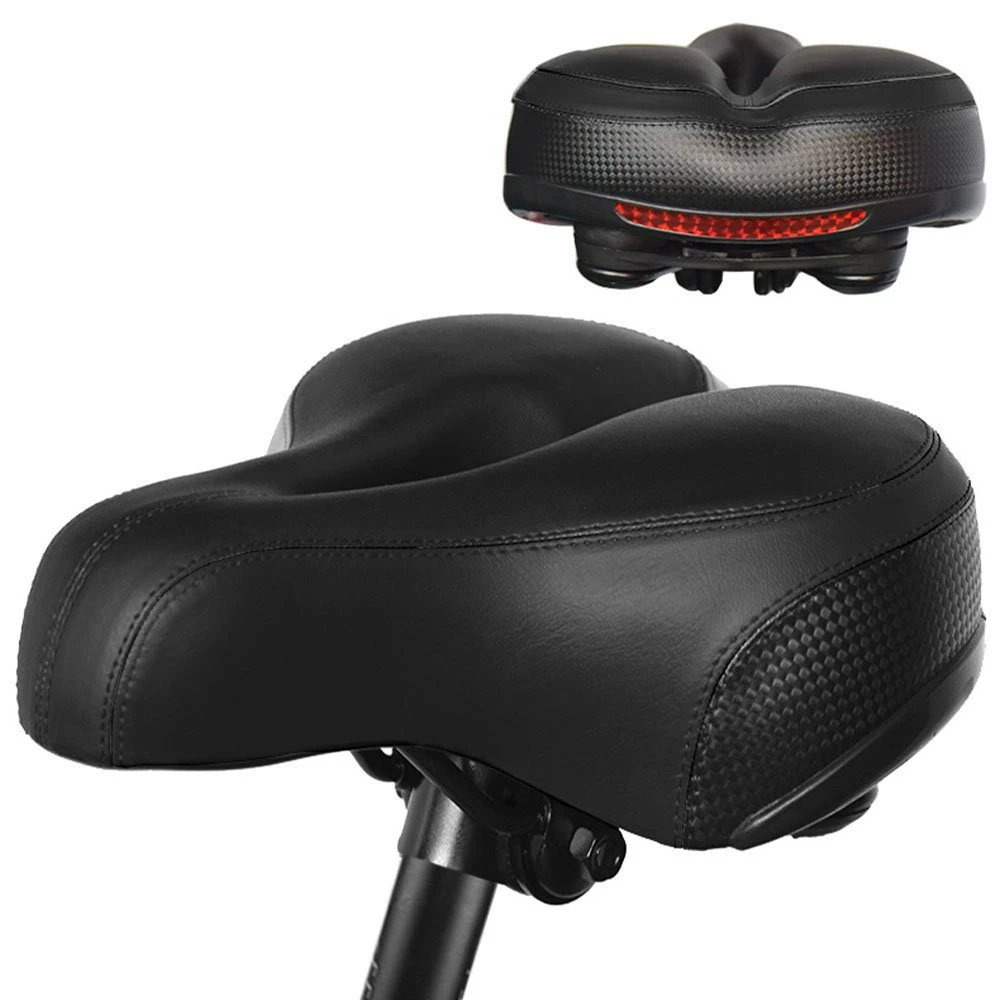 Fiets Zitkussen Ademend Grote Butt Zadel Hoge Reflecterende Veiligheid  Zitkussen Comfortabele Dikke Zachte Fiets Accessoires| | - AliExpress