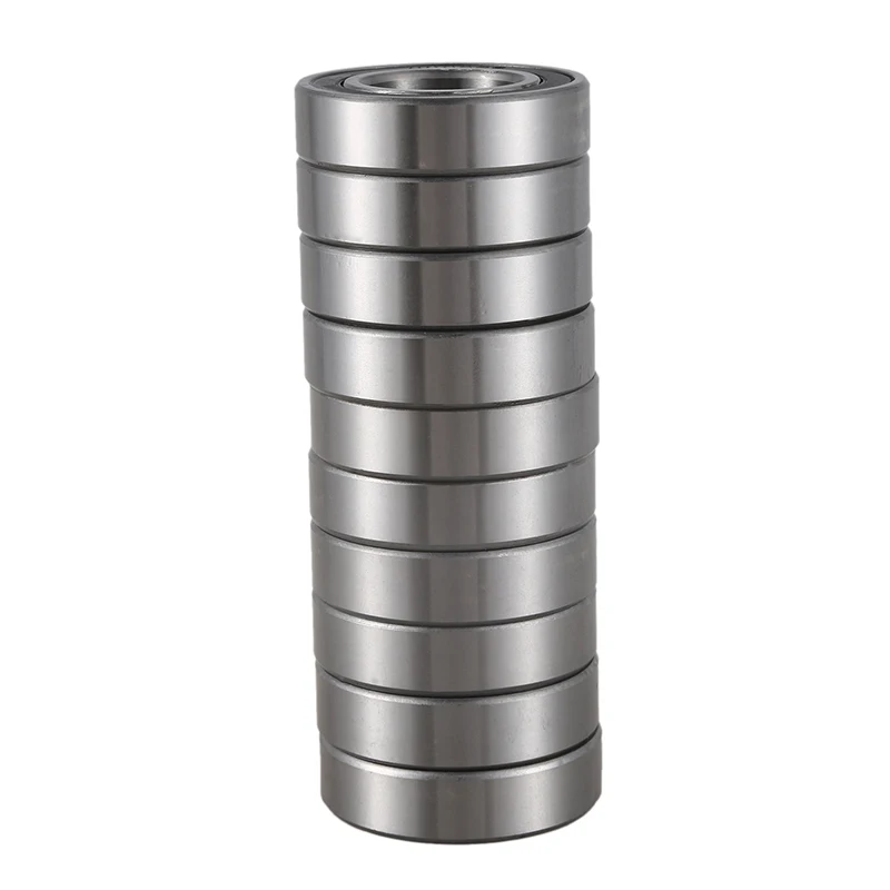 Sealing Deep Groove Radial Ball Bearing 6005RS 25mmx47mmx12mm 10PCS