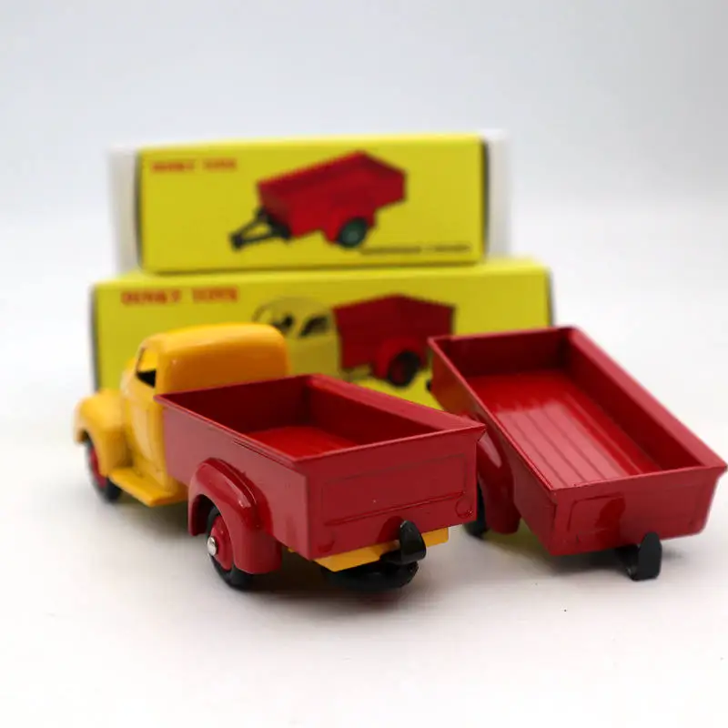 Набор атласа Dinky Toys 25S 25P Remorque 2 Roues Studebaker Camionnette Diecast модели автомобилей