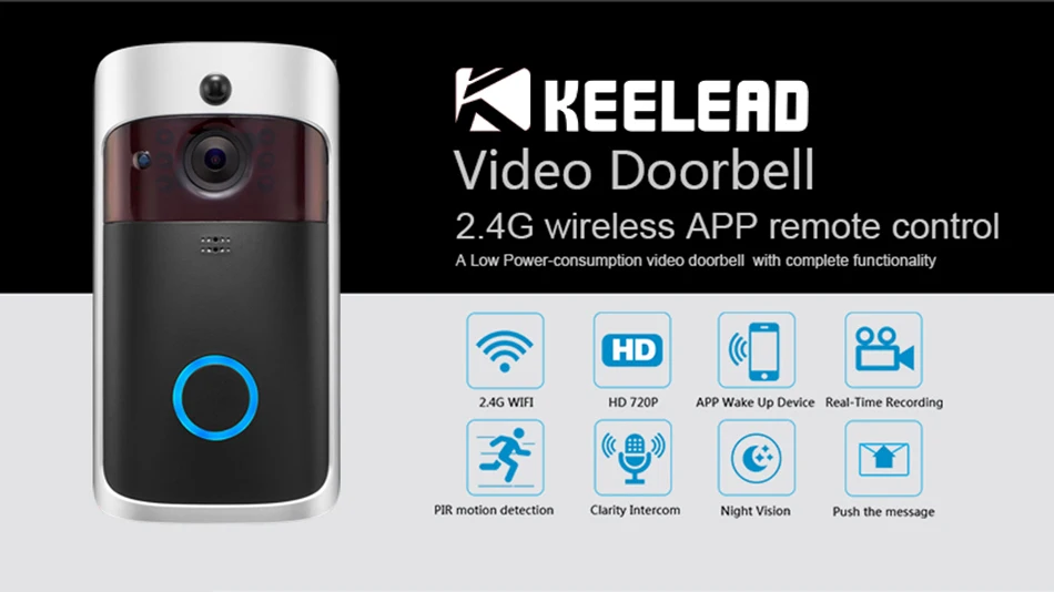 Умный IP видеосвязь wifi видео дверной телефон дверной звонок M3 беспроводная камера Wi-Fi для дверного звонка для квартиры ИК-сигнализация беспроводная камера безопасности